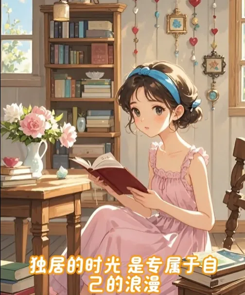 治愈系列励志独居女孩