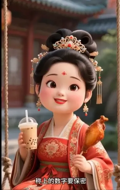 唐代女胖子根据输入生成对口型视频