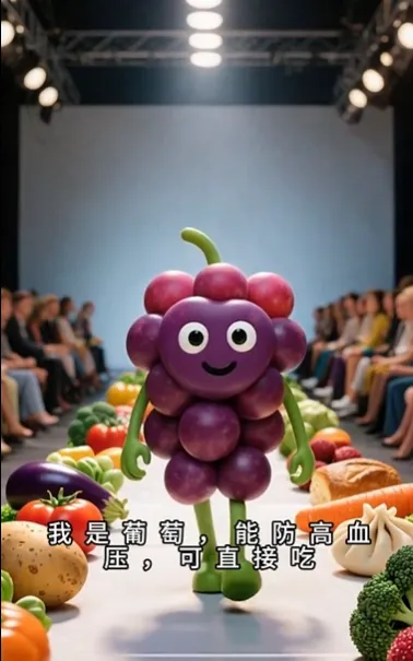 动态视频：食材走秀