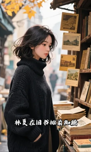 半写实风格的数字插画推文