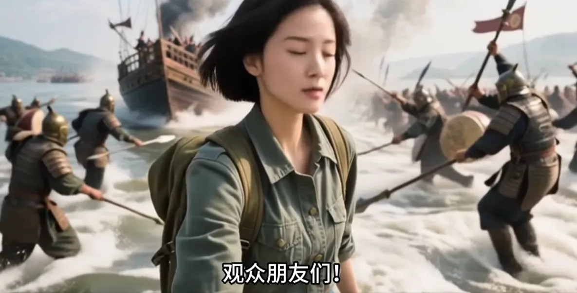 人物穿越古代自拍视频（豆包剧情版本）