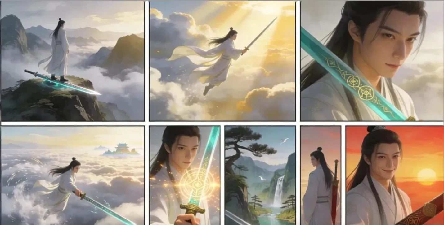 AI视频超牛提示词:一分钟生成故事所有分镜图!