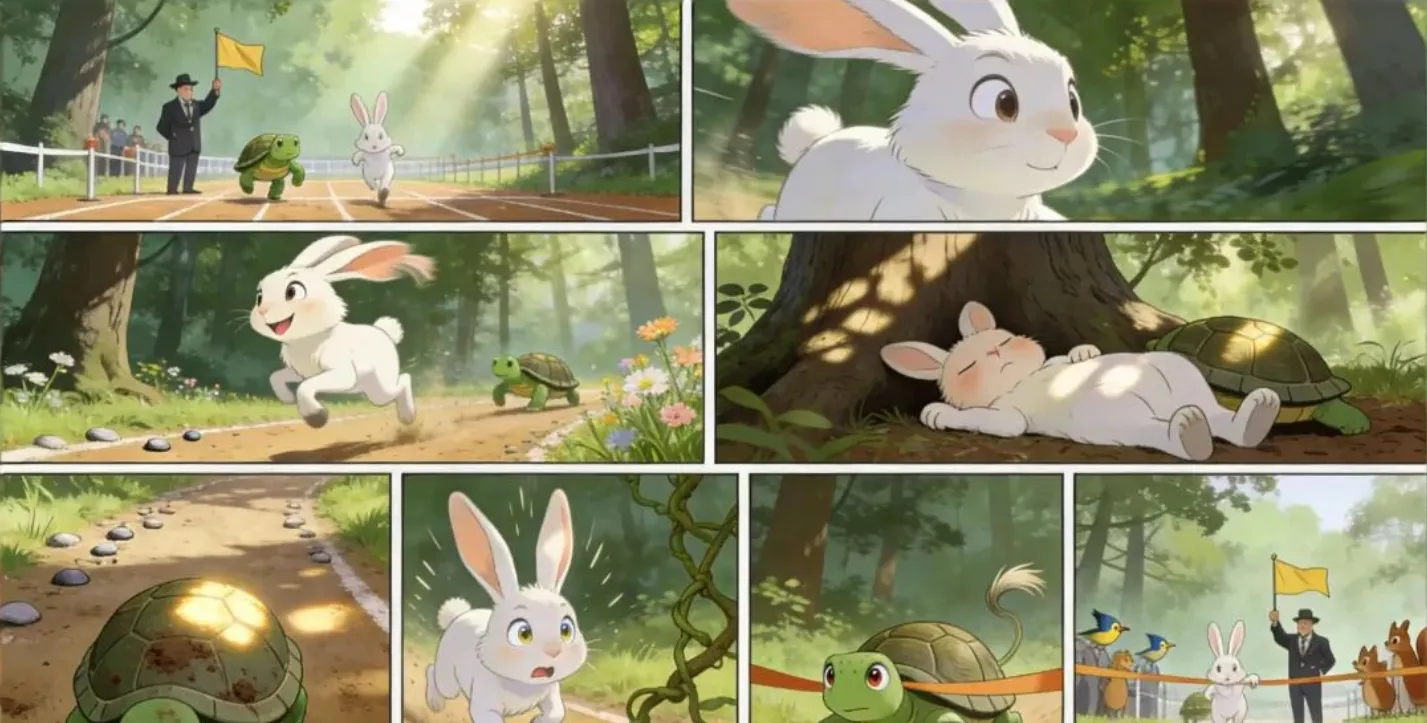 AI视频超牛提示词:一分钟生成故事所有分镜图!