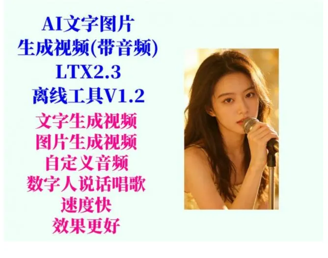LTX-2.3 AI 文图生成音视频工具