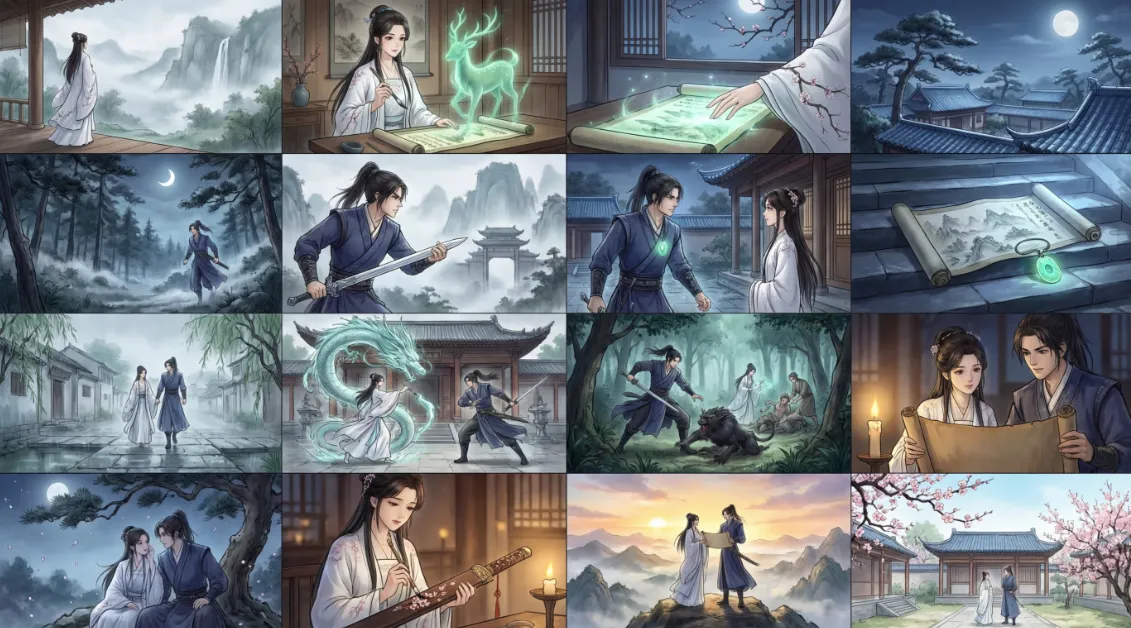 动态漫banana2一致性角色+分镜图+Seedance2.0脚本