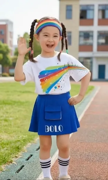 童装带货动作模仿